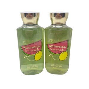 Bath and Body Works Watermelon Lemonade Shower Gel Wash 10 oz 2-Pack